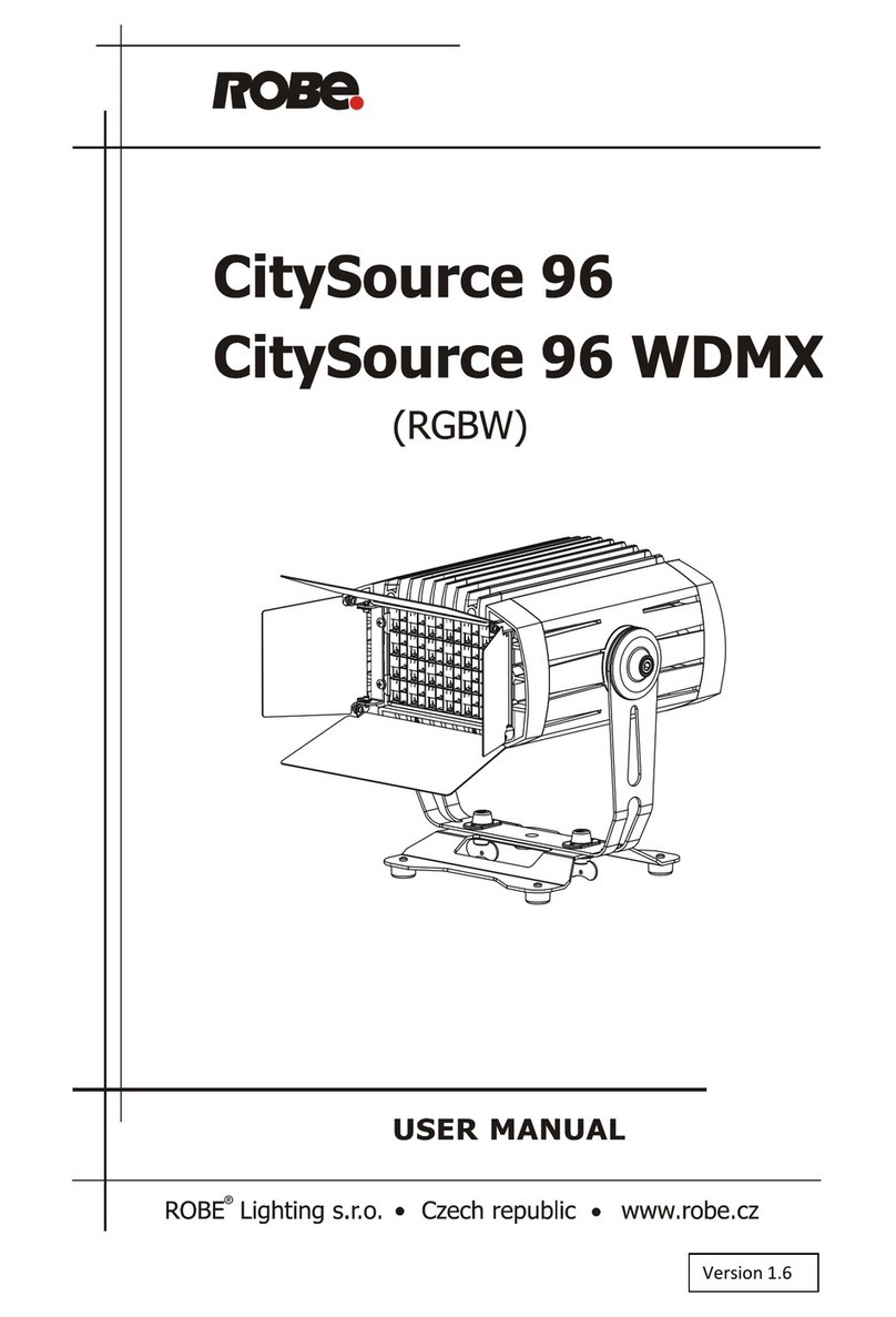 Robe CitySource 96 WDMX User manual