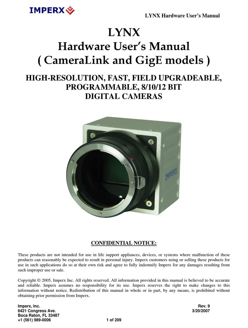 Imperx LYNX User manual