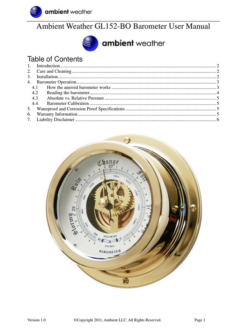 Ambient Weather GL152-BO user manual Ambient Weather GL152-BO user manual