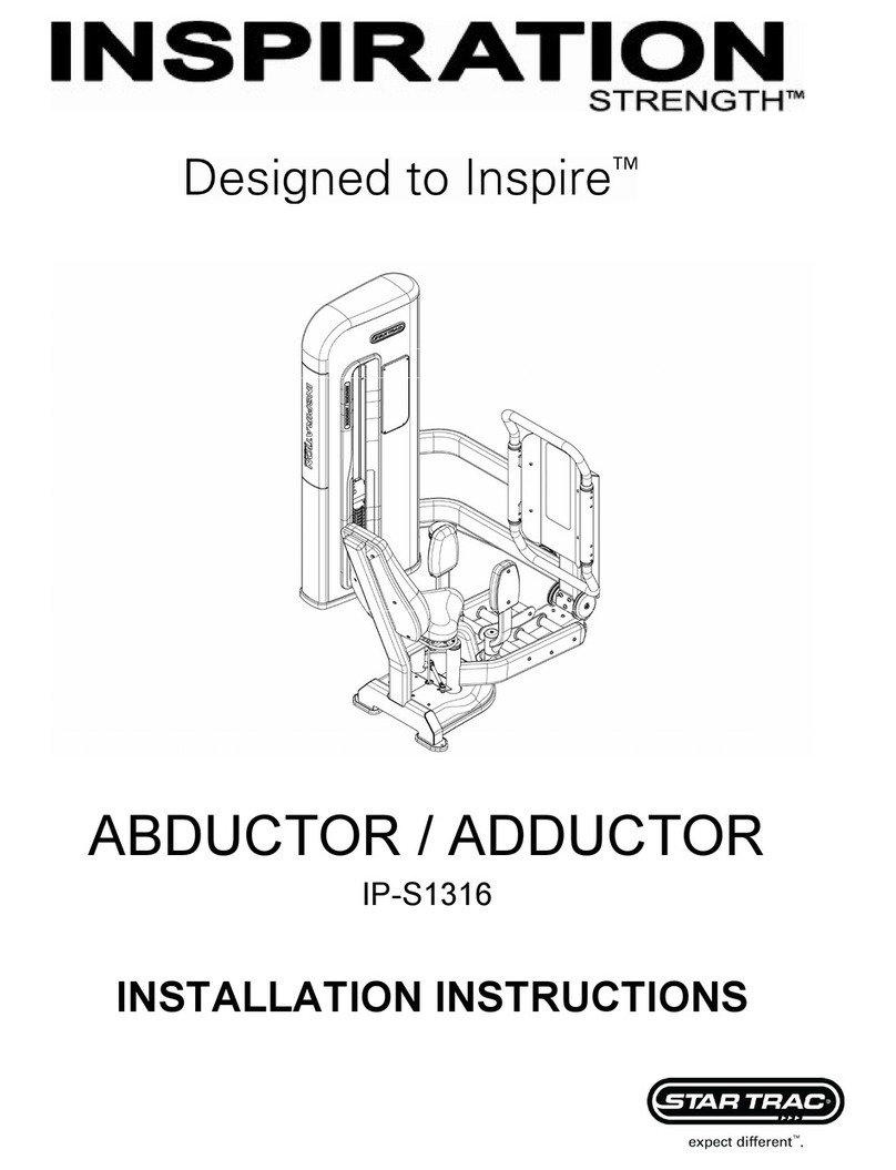 Star Trac Inspiration Strenght IP-S1316 User manual