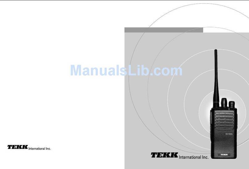 Tekk International XU-1000 Series user manual