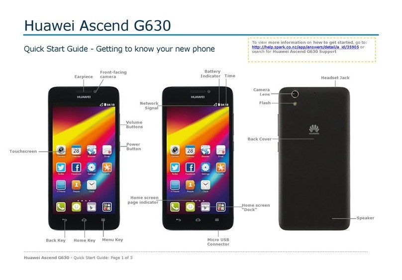 Huawei Ascend G630 User manual