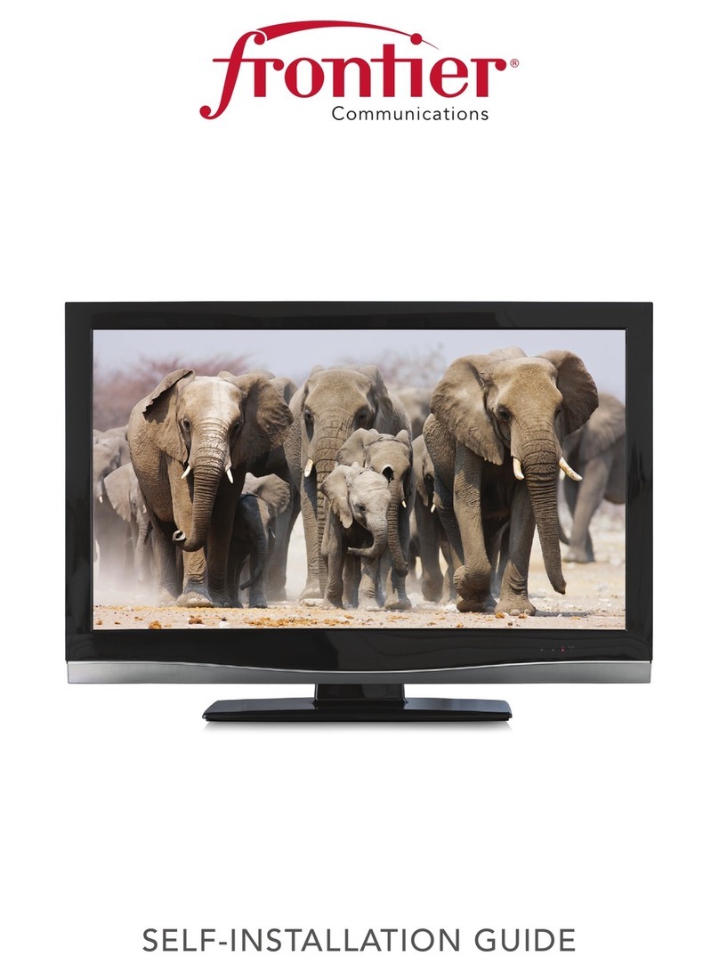 Frontier TV Receiver Self-installation guide