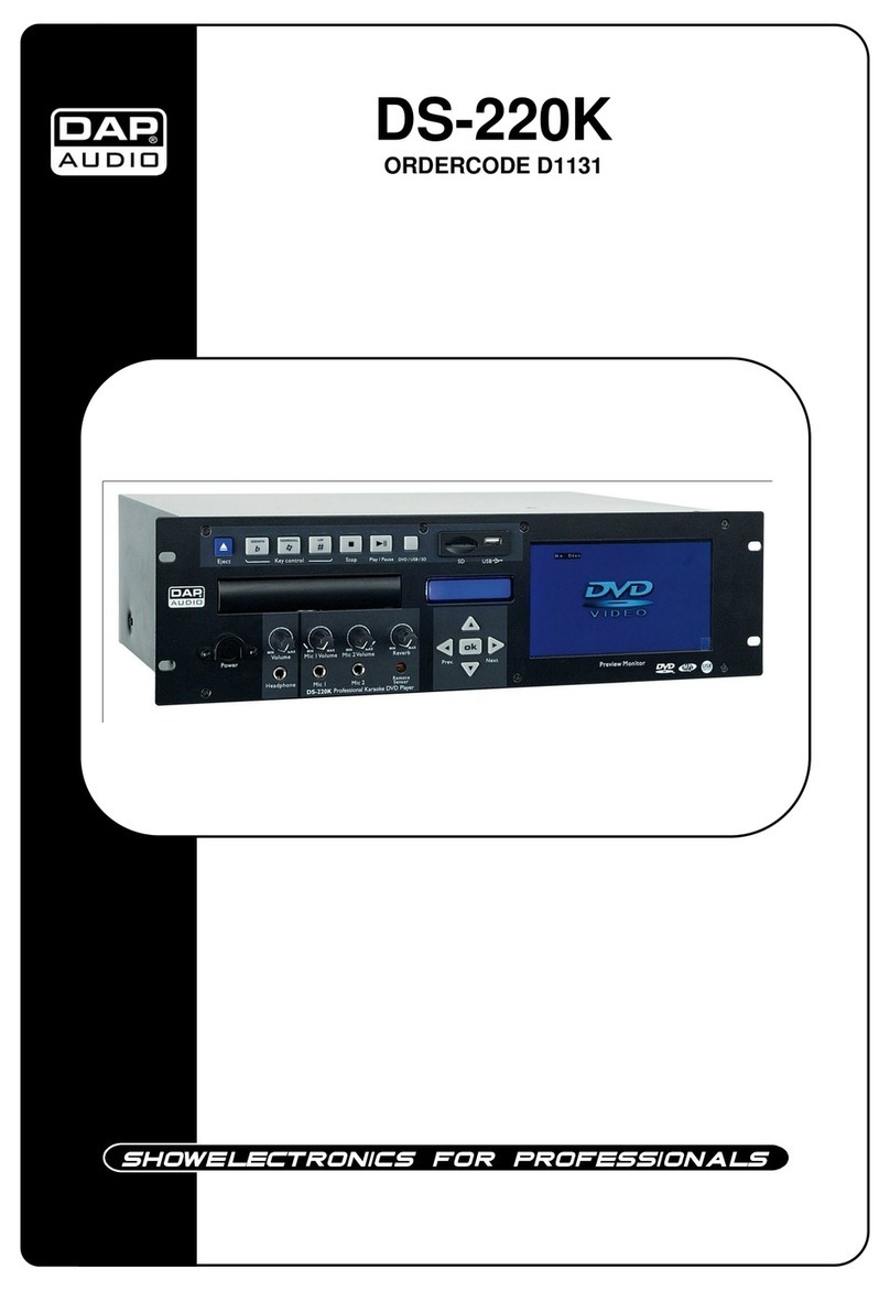 DAPAudio DS-220K user manual
