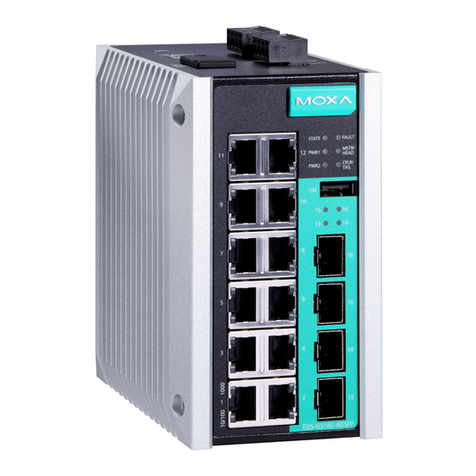 Moxa Technologies EtherDevice EDS-G500E Series User manual Moxa Technologies EtherDevice EDS-G500E Series User manual