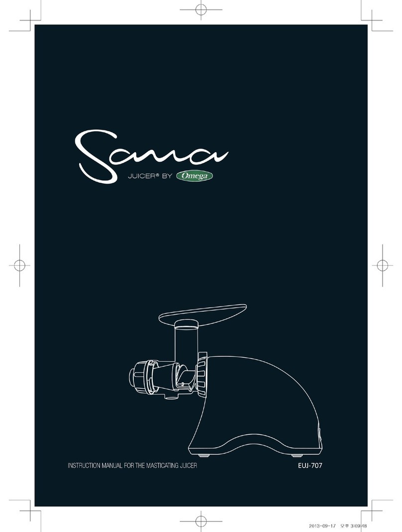 Sana EUJ-707 instruction manual