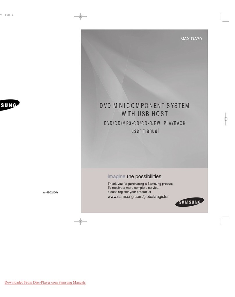 Samsung MAX-DA79 user manual