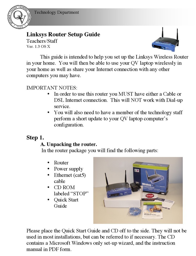 Linksys Wireless Router Setup guide