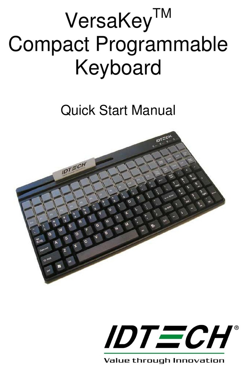 IDTECH VersaKey Instruction manual