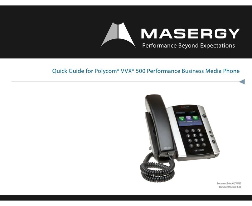 Polycom VVX 500 series quick guide