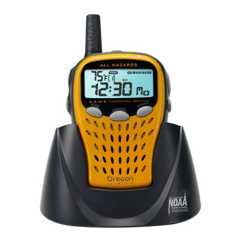 Oregon Scientific WR113 User manual