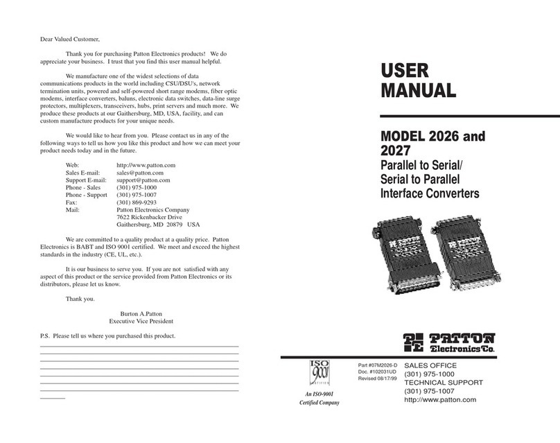 Patton 2026 user manual