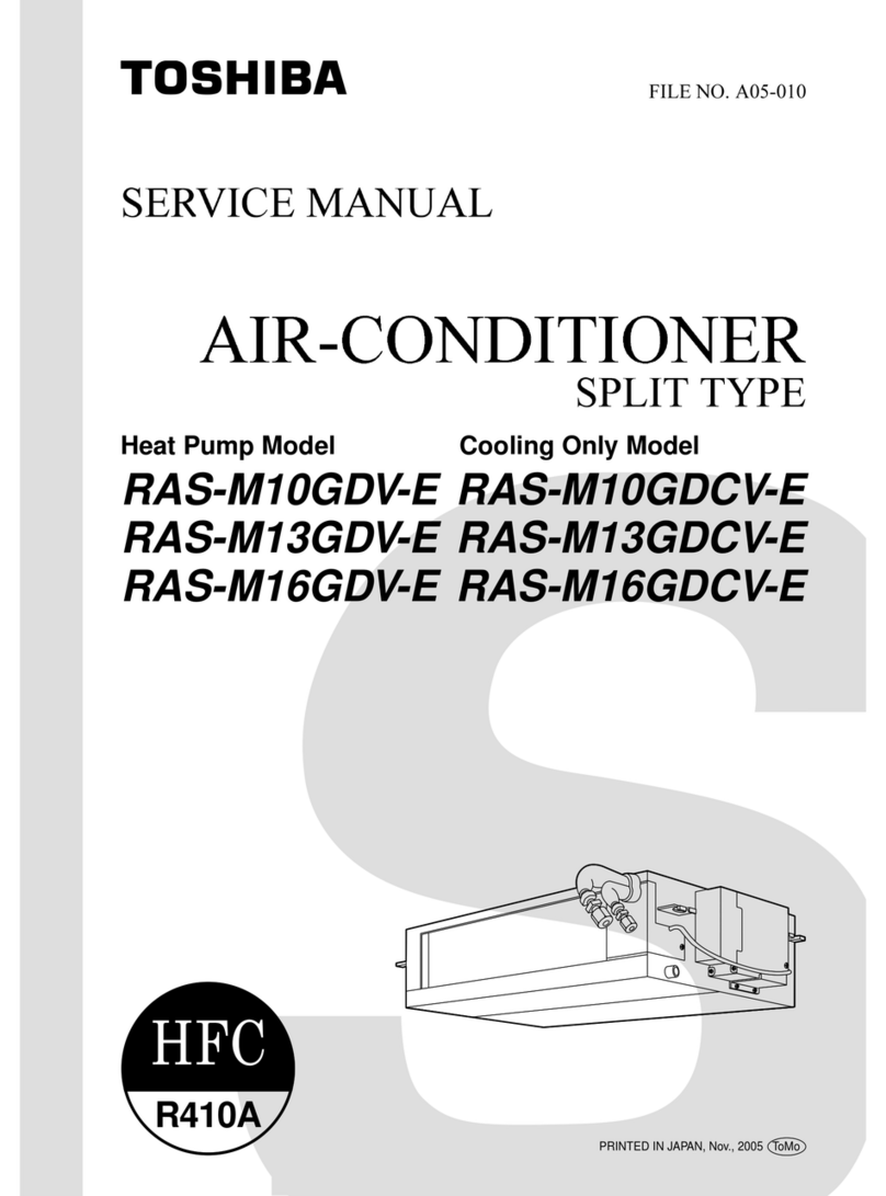 Toshiba RAS-M10GDCV-E User manual