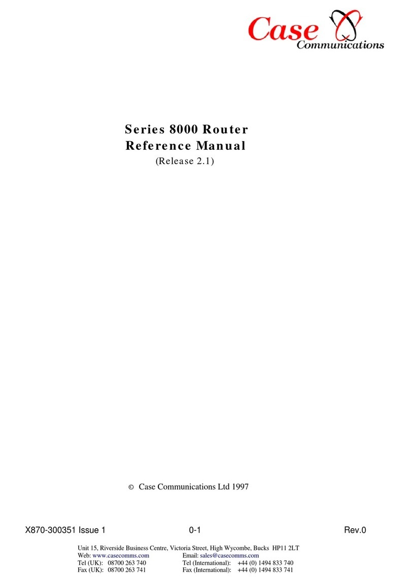 Case 8000 Series Reference manual