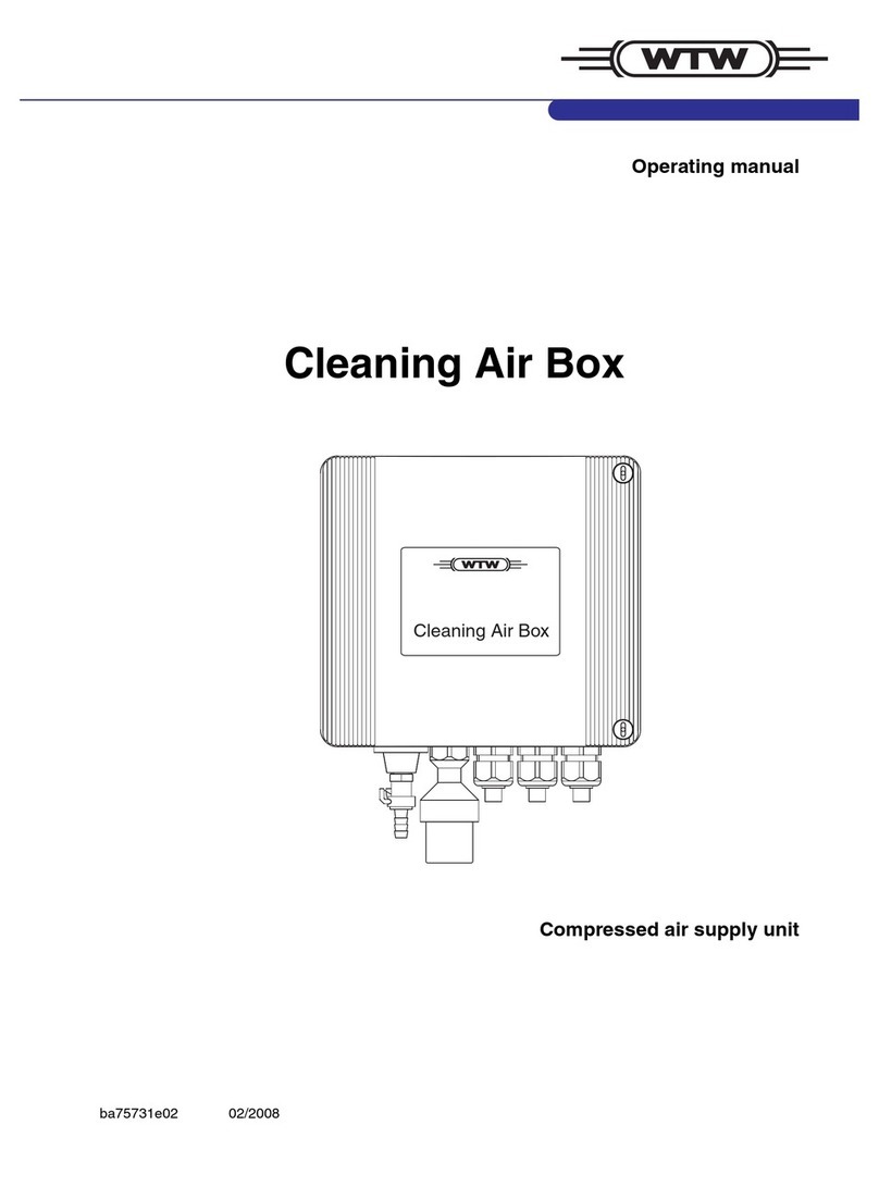 wtw Cleaning Air Box operating manual
