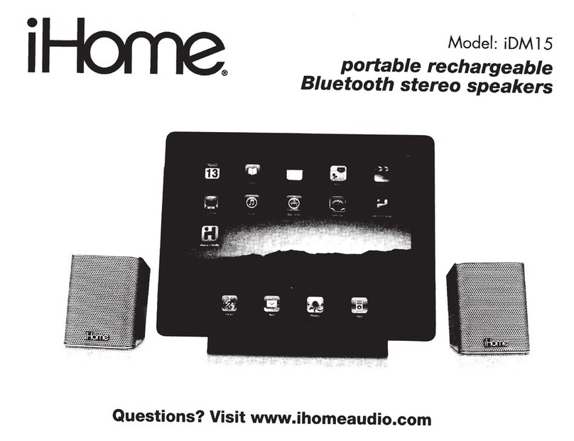 iHome iDM15 manual