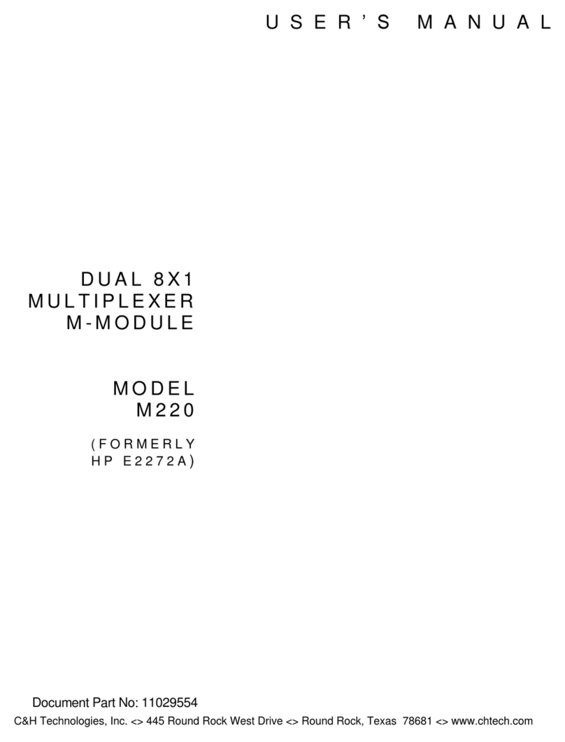 C&H M 2 2 0 User manual
