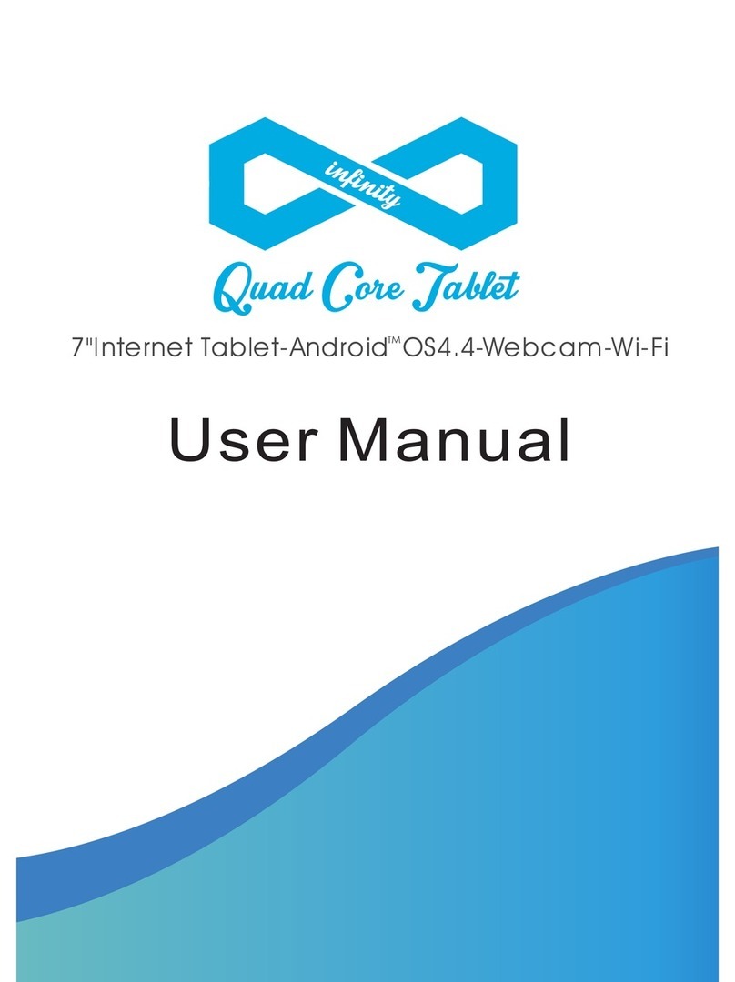 Infinity Quad Core Tablet User manual