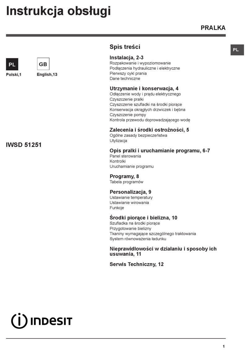 Indesit IWSD 51251 Instructions for use