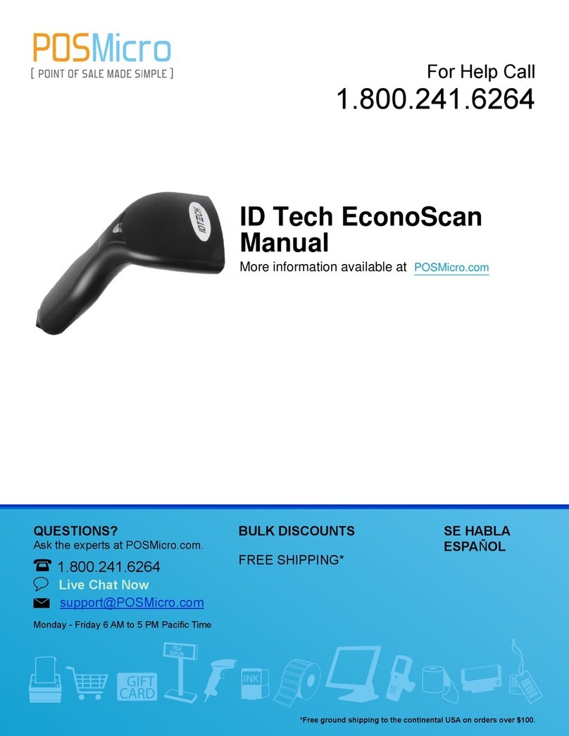 IDTECH Econoscan User manual