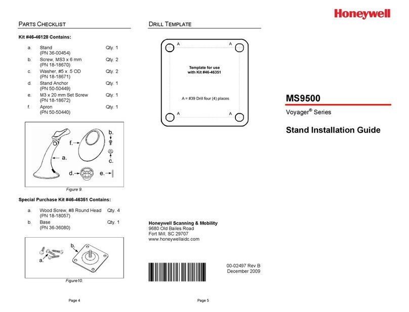 Honeywell MS9500 Voyager Series User manual