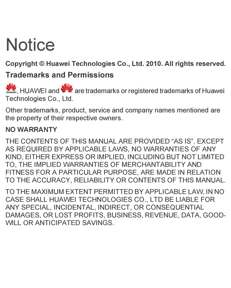 Huawei Mobile Phone User manual