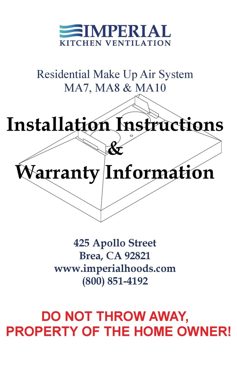Imperial MA7 installation instructions