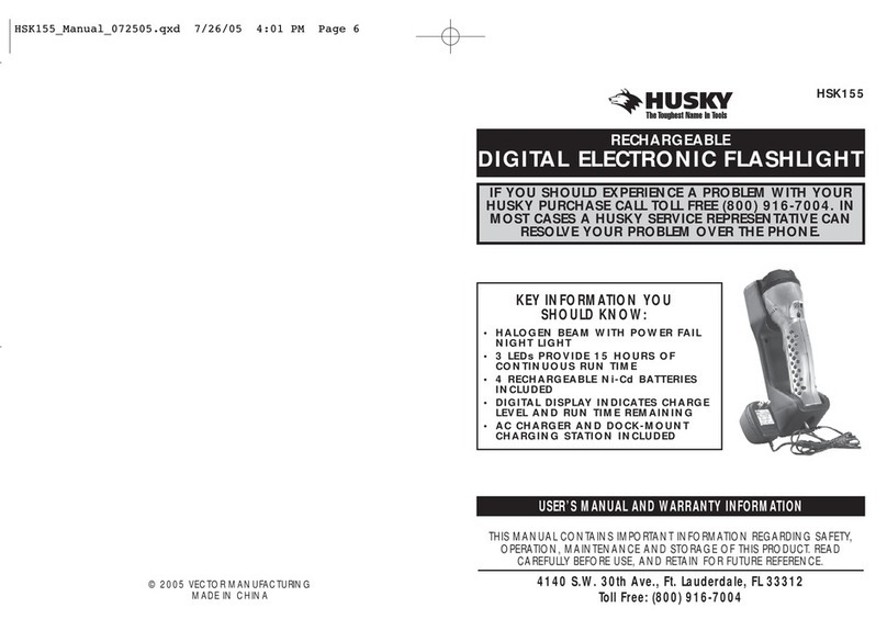 Husky HSK155 User manual