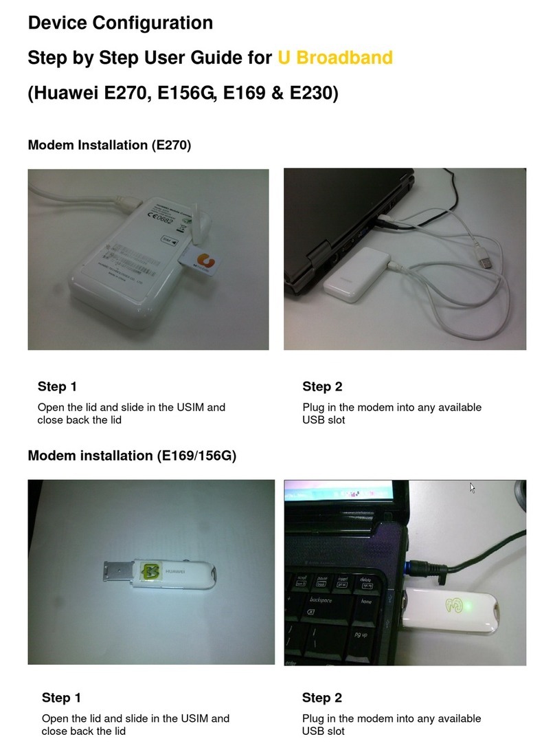 Huawei E270 Nstallation guide