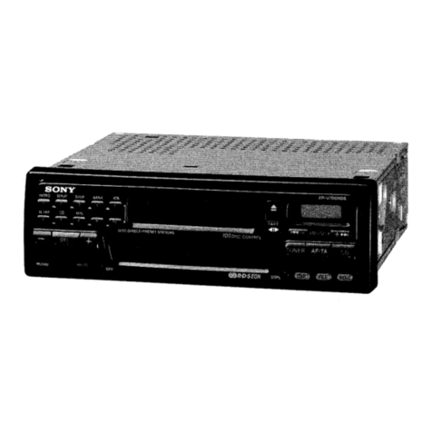 Sony xr-u500rds Service manual