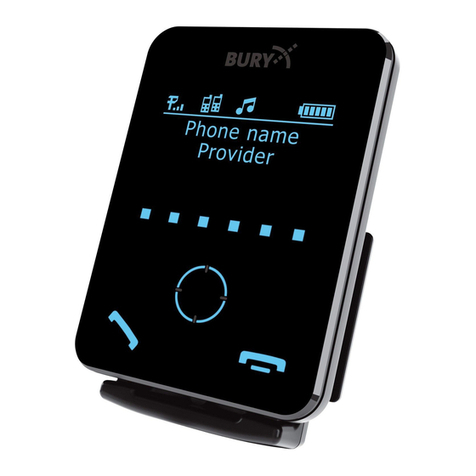 BURY CC 9058 Installation and operating manual
