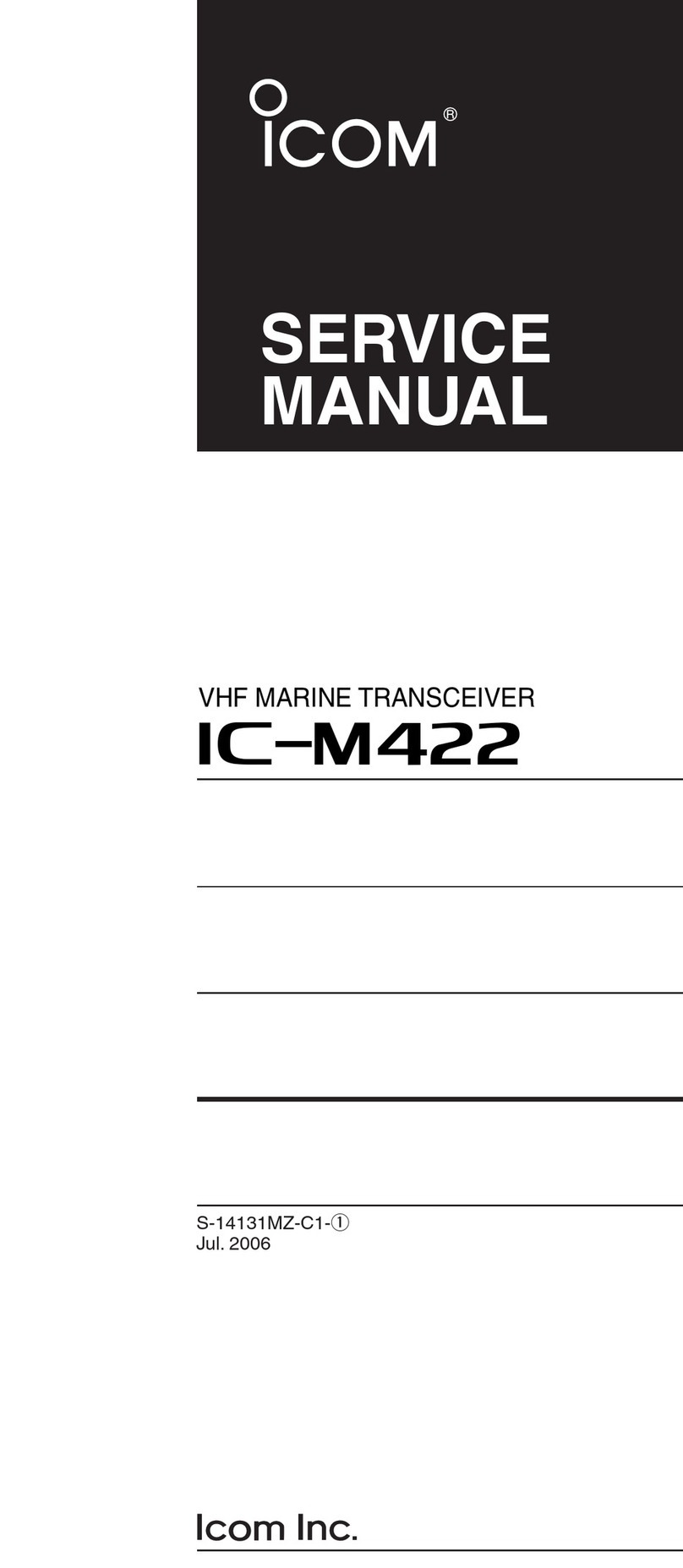 Icom IC-M422 Service manual