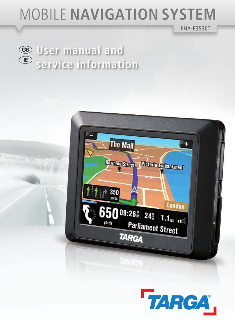 Targa PNA-E3530T Instruction sheet