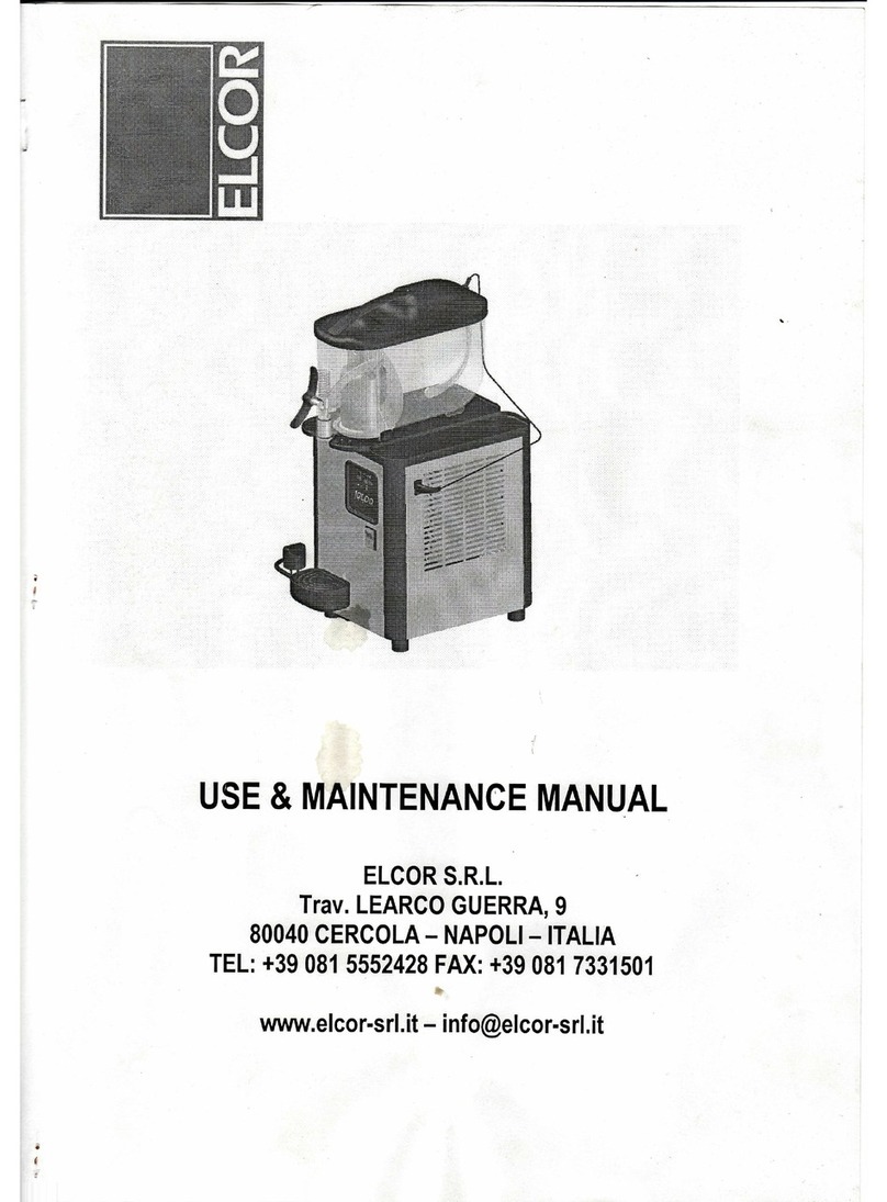 Elcor ELCOR Use and maintenance manual Elcor ELCOR Use and maintenance manual
