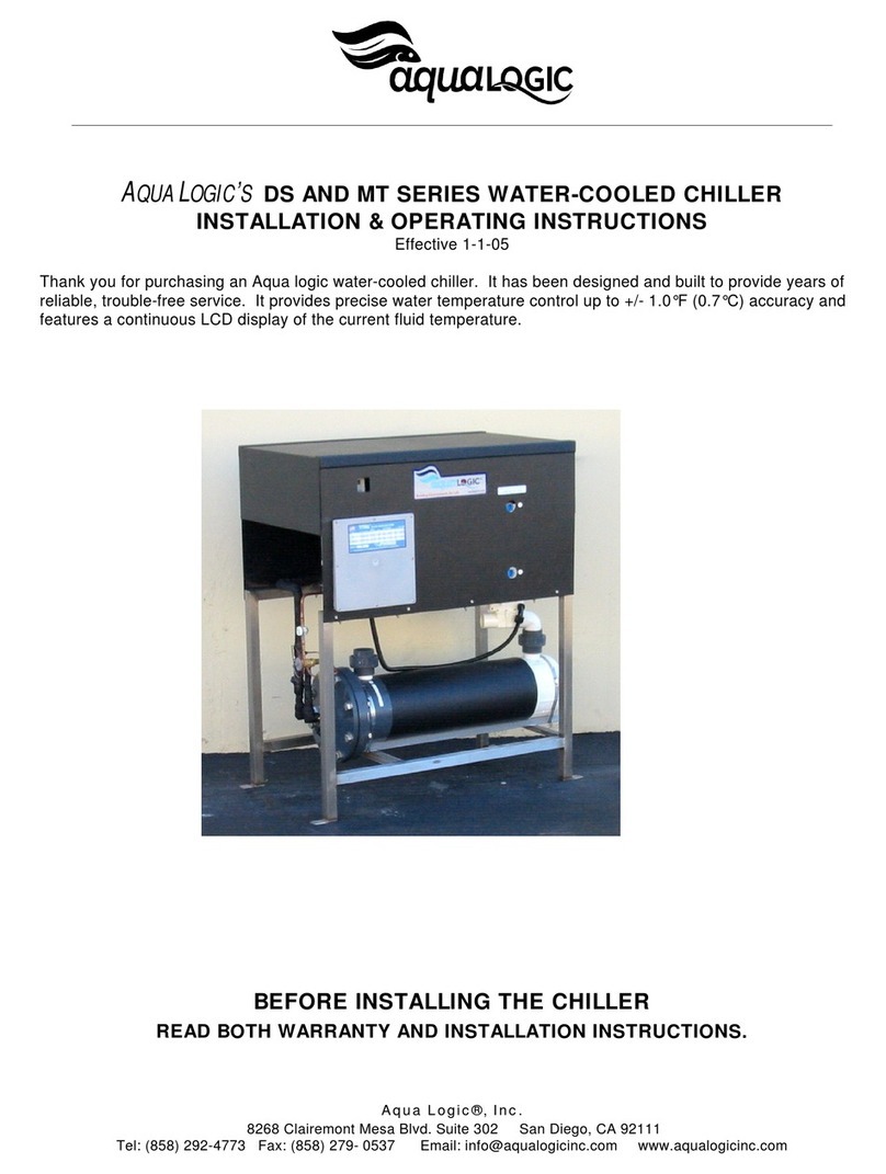 Aqua Logic DS series Installation & operating instructions