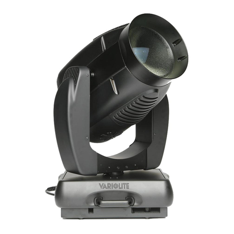 Vari Lite VL3500 Spot Luminaire User manual