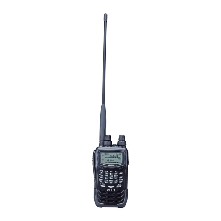 Alinco DJ-X11 instruction manual