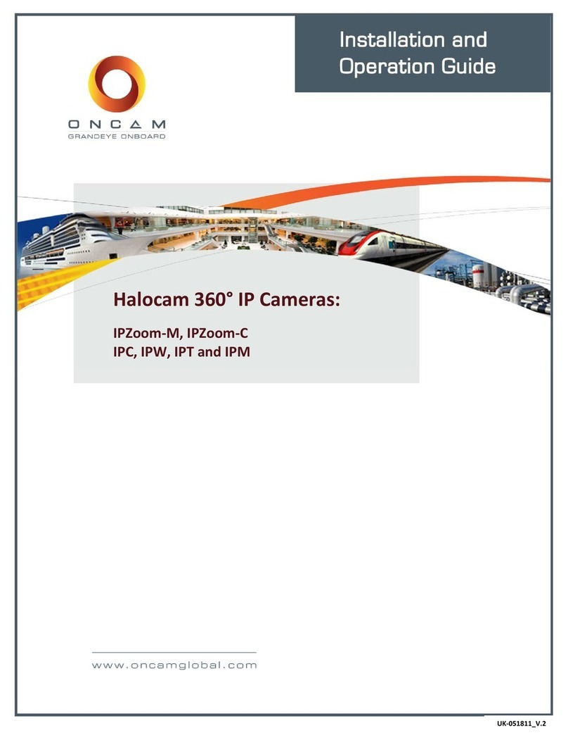 Oncam IPZoom?M Installation and operation guide