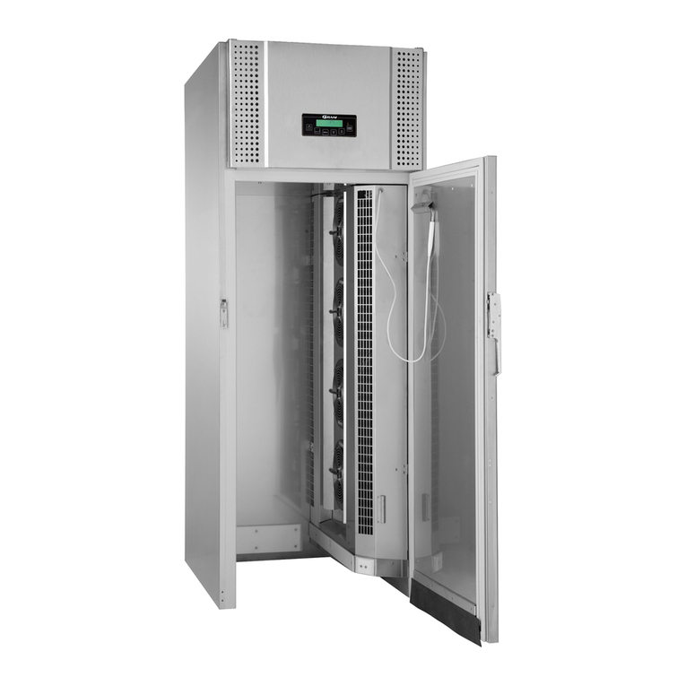 Gram Blast Chillers and Freezers operating instructions
