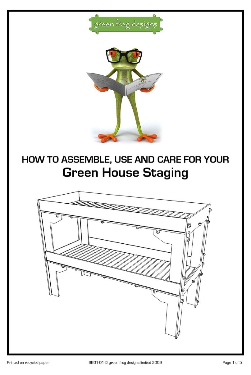 Green Frog Designs green house staging user manual