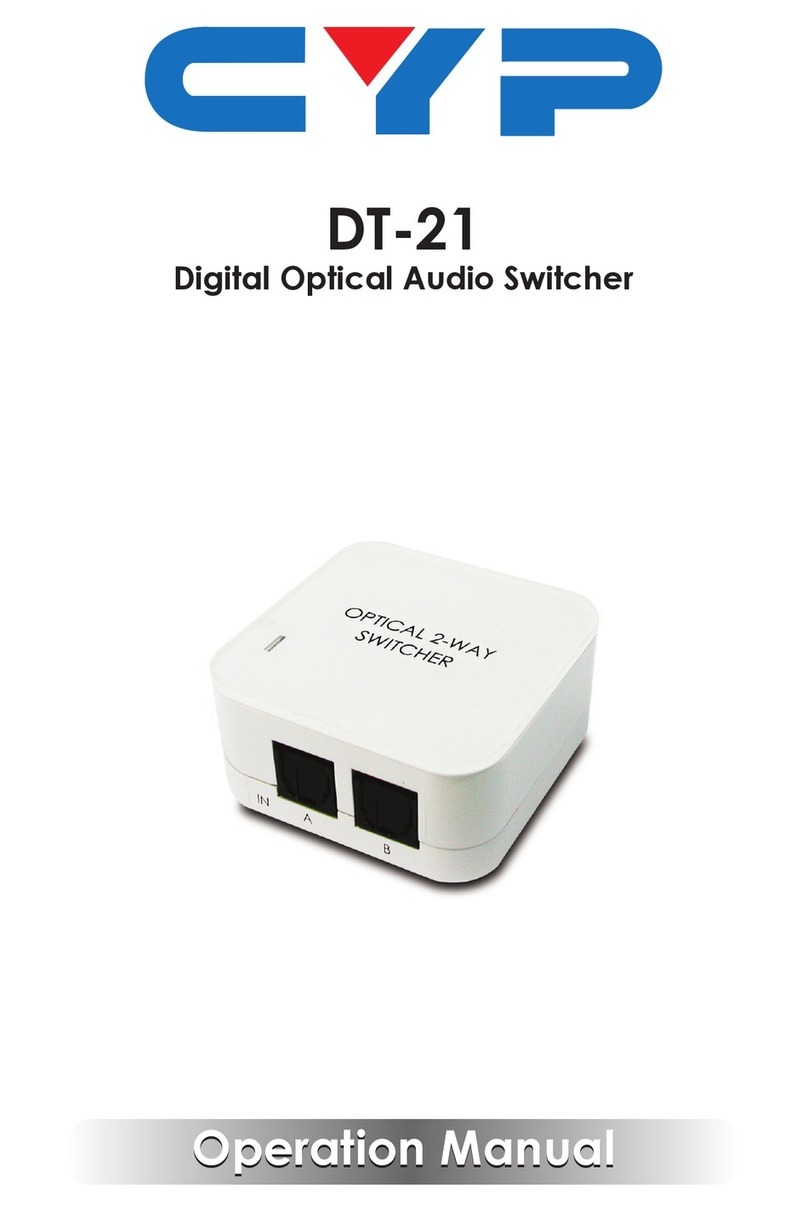 CYP DT-21 User manual