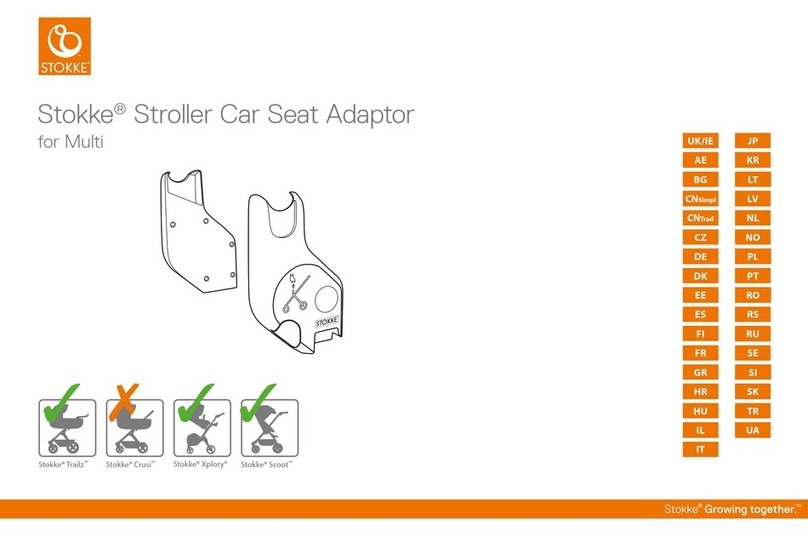 Stokke Stroller Car Seat Adaptor for Multi owner's manual