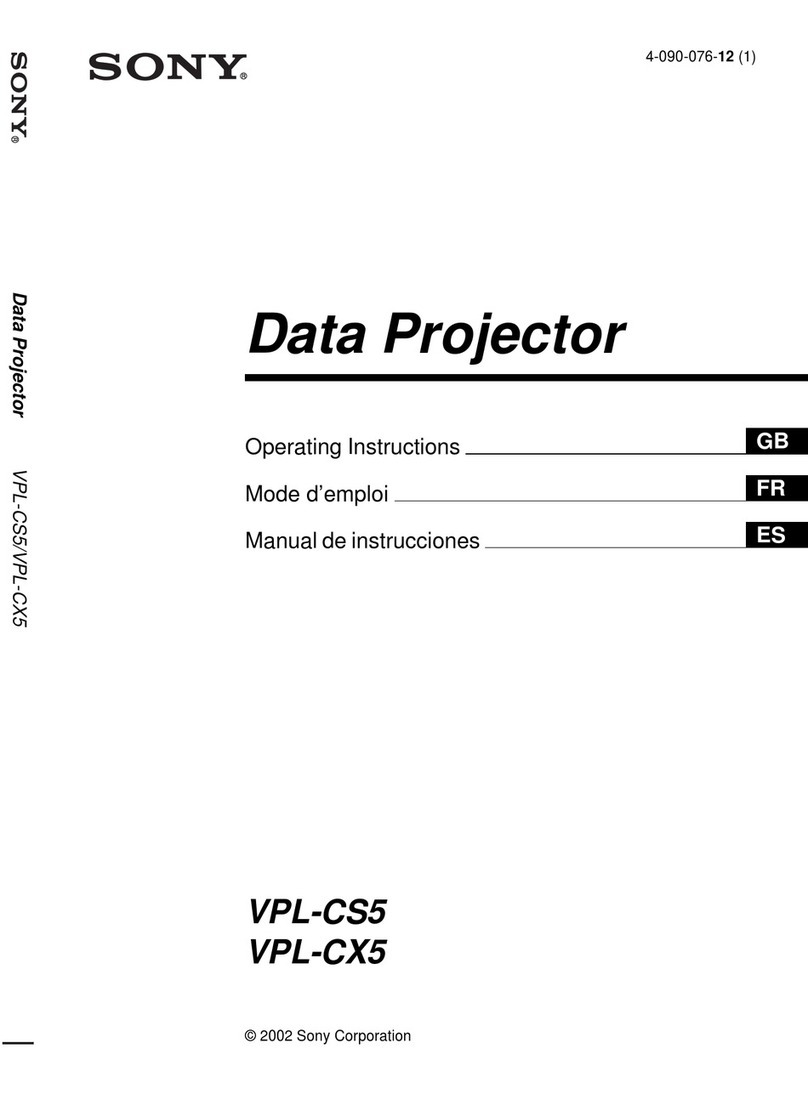 Sony VPL-CS5 User manual