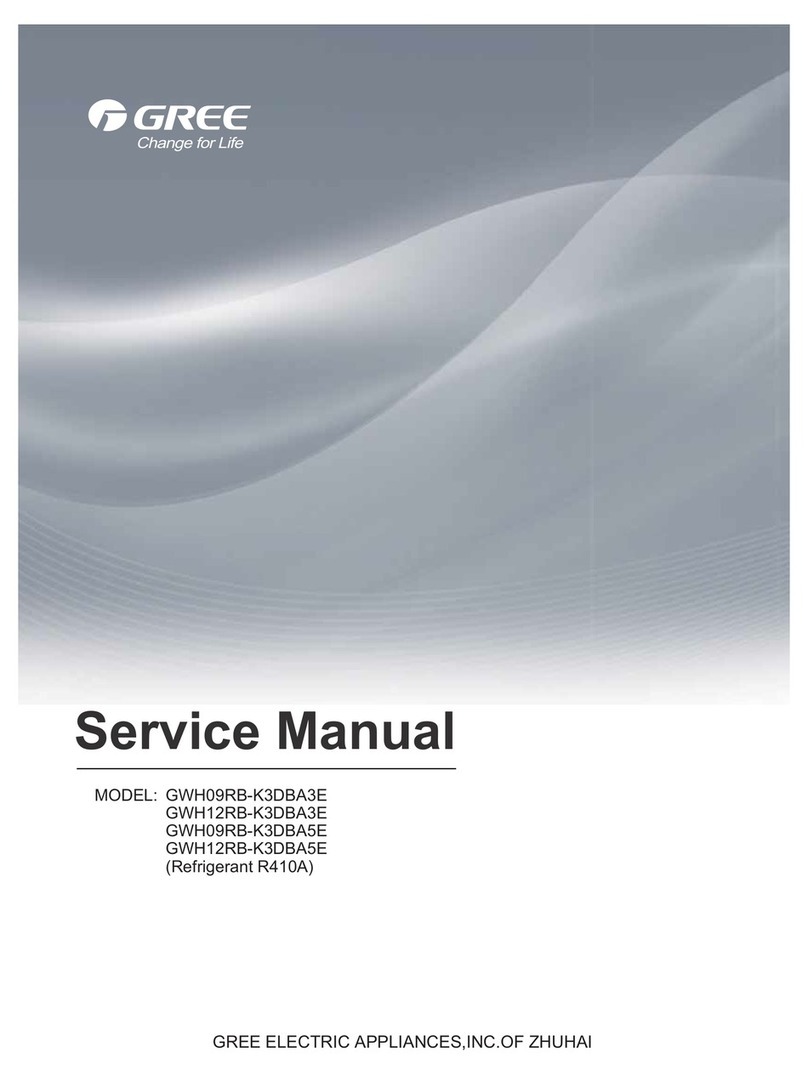 Gree GWH09RB-K3DBA3E User manual Gree GWH09RB-K3DBA3E User manual