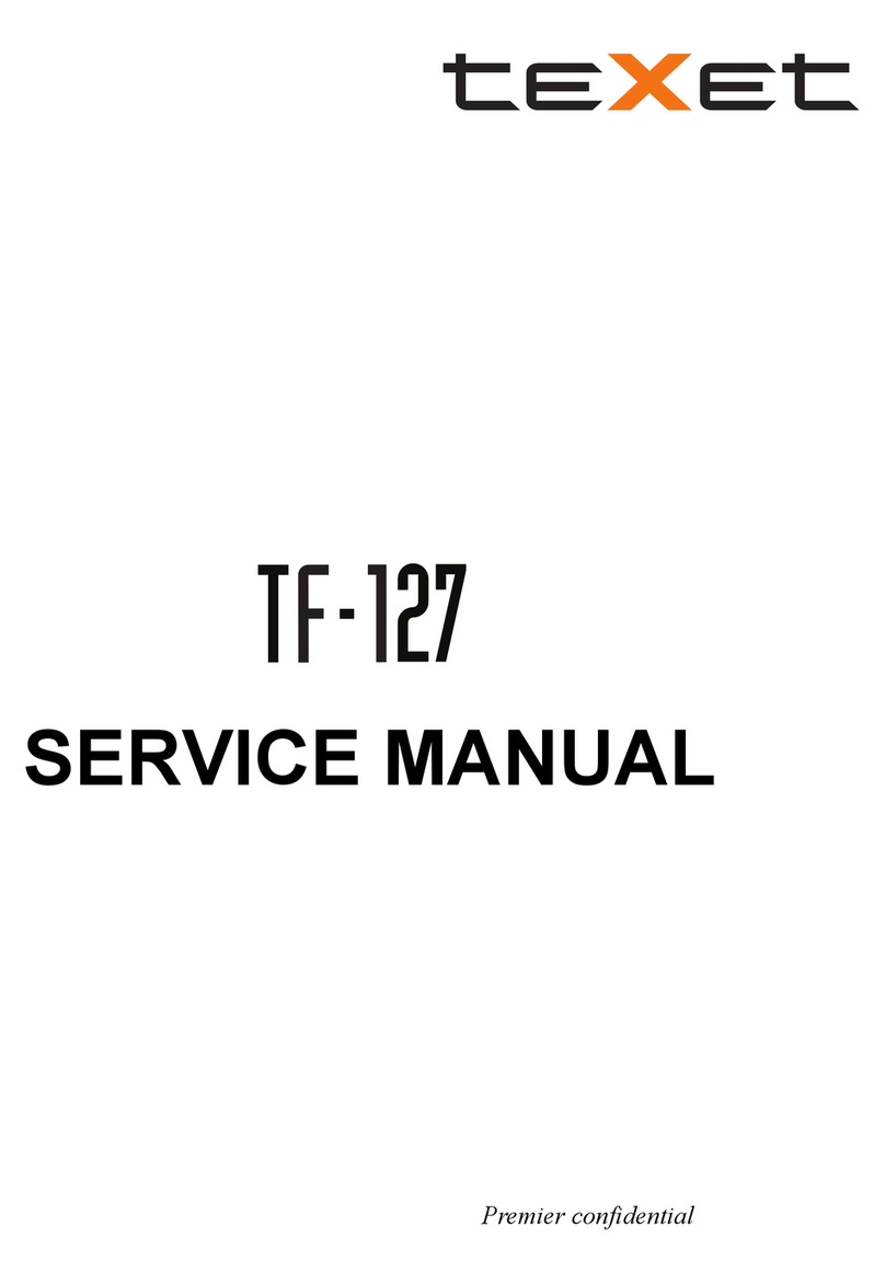 texet TF-127 Service manual