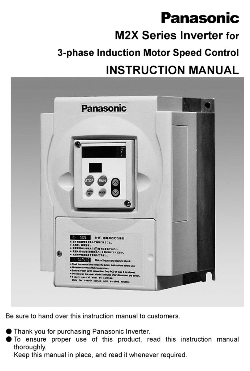 Panasonic M2X Series instruction manual