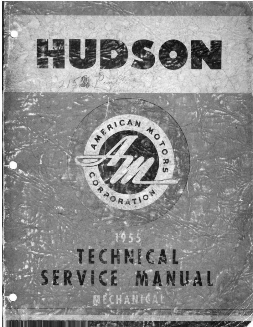 Hudson Hornet 1955 Operating manual