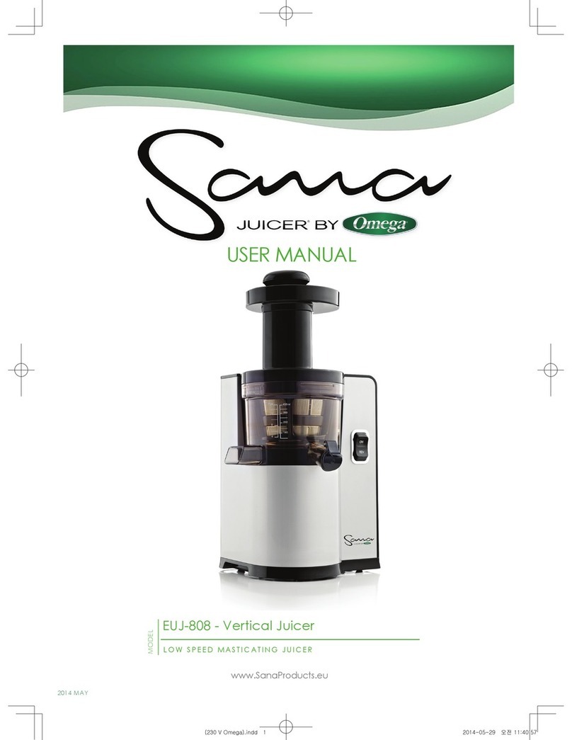 Sana EUJ-808 User manual