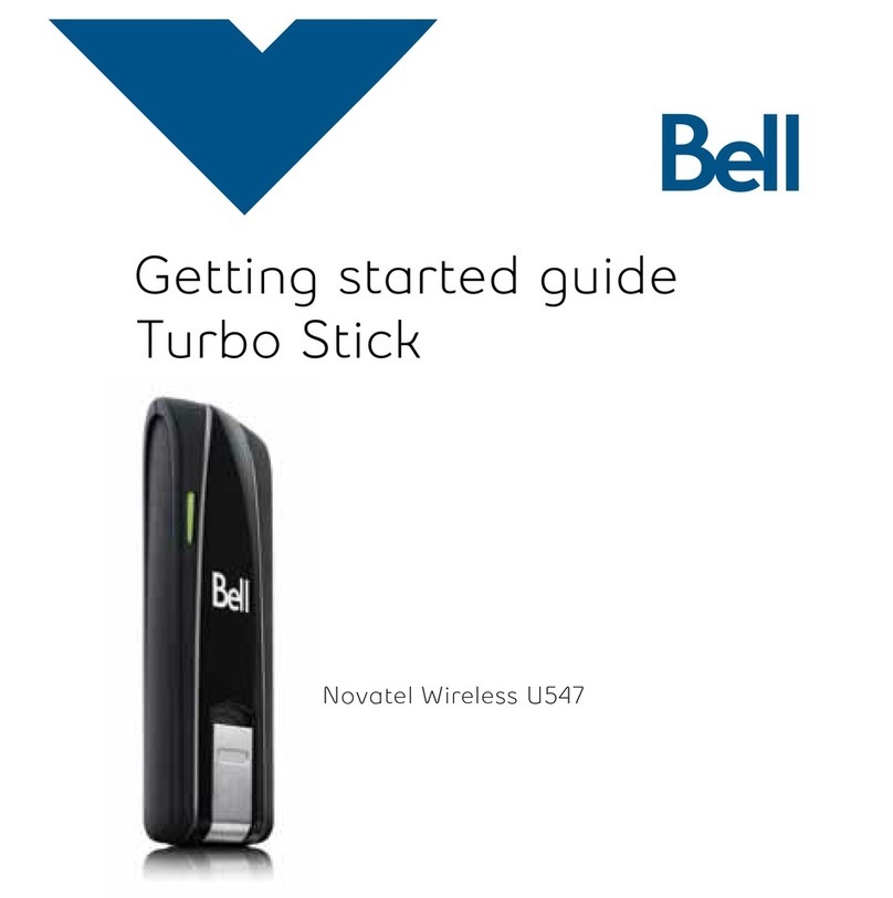 Novatel U547 Turbo Stick Getting started guide