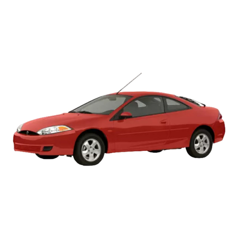 Mercury 2002 Cougar Instruction manual